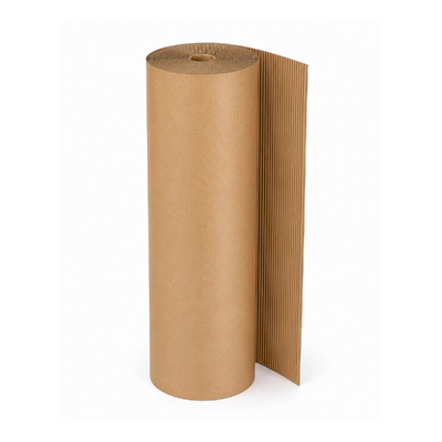 Vlnitá lepenka ajax 105 dvojvrstvová hnedá v rolke - lepenka-mala