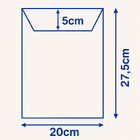Bublinkové obálky AJAX s lepiacim pásikom 200 × 275 + 50 mm