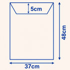 Bublinkové obálky AJAX s lepiacim pásikom 370 × 480 + 50 mm